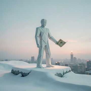 旧票根衬着雪