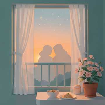 晚风蘸了蜜
