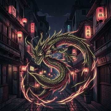 霓虹游龙