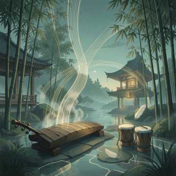 玉簪月影伴奏版