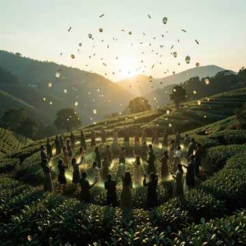 茶山上的脚步