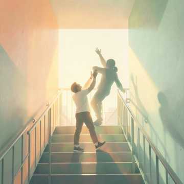 把你拉起来