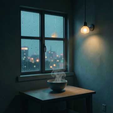空出租屋听雨