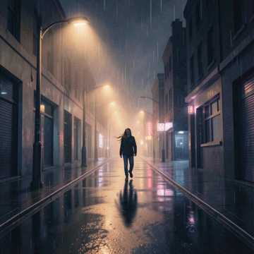 街灯下的人影-版本2
