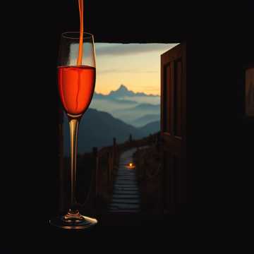 人生苦短把酒倒满