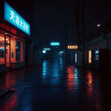 霓虹未眠人