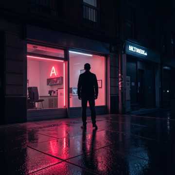 霓虹人形