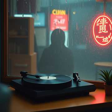 偏袒旧唱机