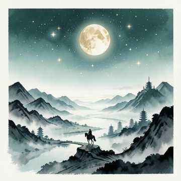 醉卧江山图