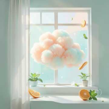 蜜桃汽水云朵
