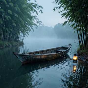 江水慢慢流