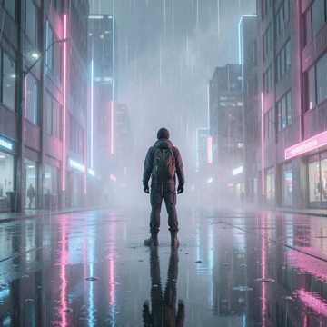 霓虹雨