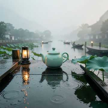 烟雨青瓷
