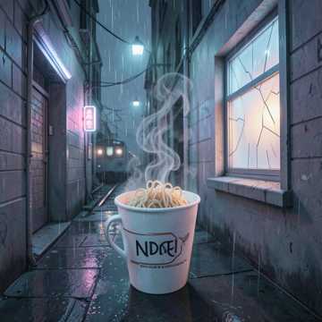 霓虹泡面凉