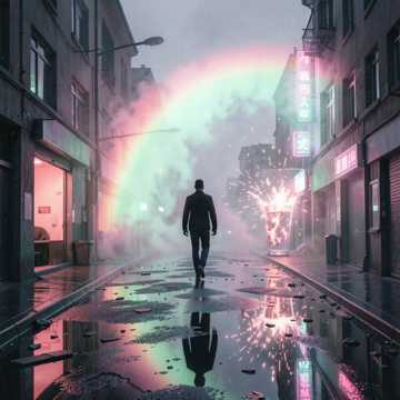 霓虹烧成灰