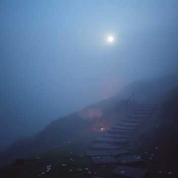 雾漫空谷