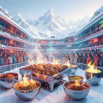 观赛寻味雪花山