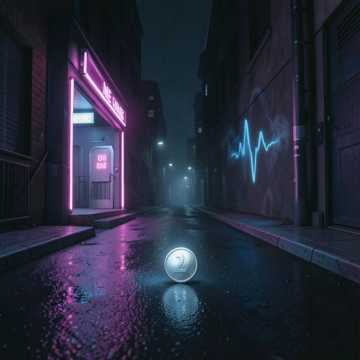 霓虹迷走的街