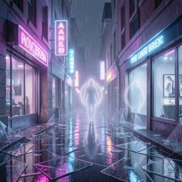 Shattered Glass Rain