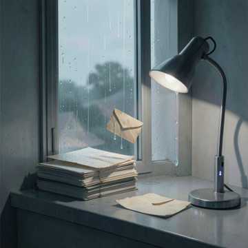 雨丝翻旧信