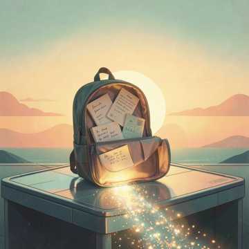 行囊里的黄昏