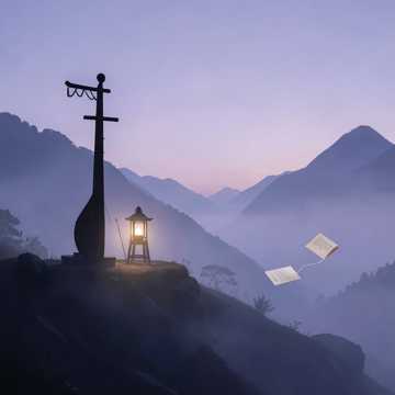 借山听雾