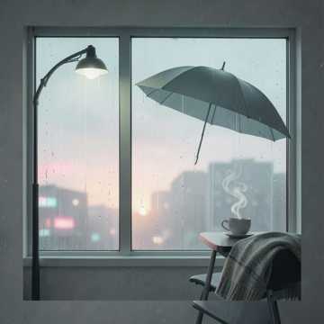 雨声漫过窗台