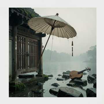 烟雨拂过琵琶弦
