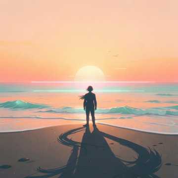 橘落听浪潮