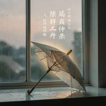 纸伞落灰