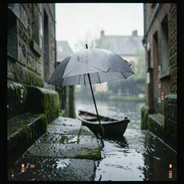 伞下的雨声