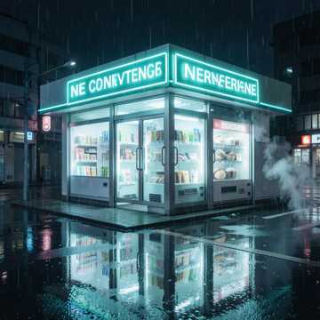 霓虹便利店