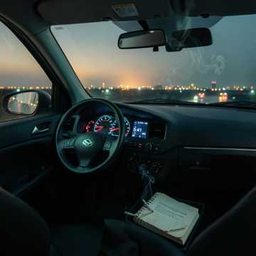 凌晨五点四十七分行駛車輛