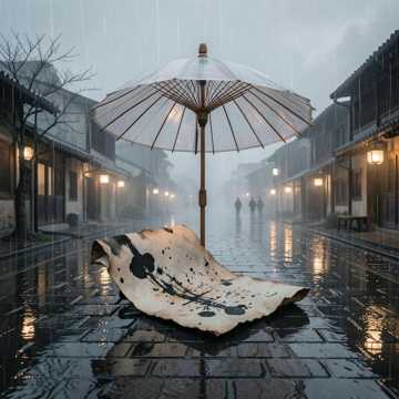 烟雨封笺