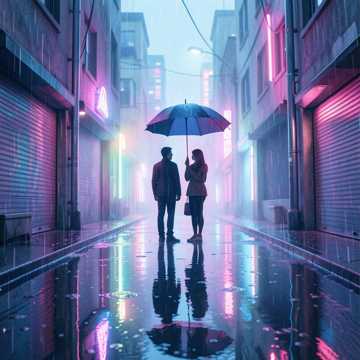 雨中的浪漫