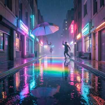 夜行霓虹海