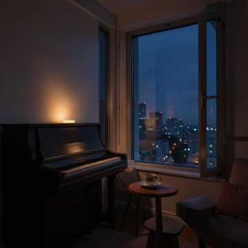 夜色把你轻轻藏起