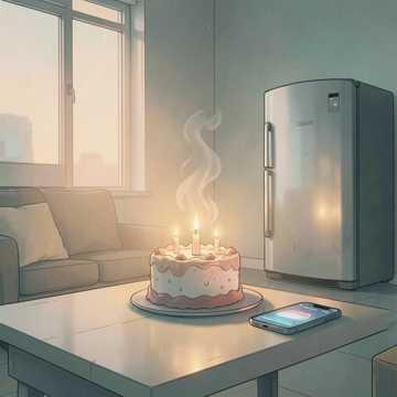 蜡烛独自吹熄