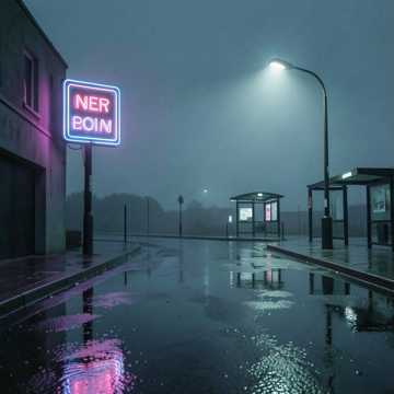 霓虹碎了一地
