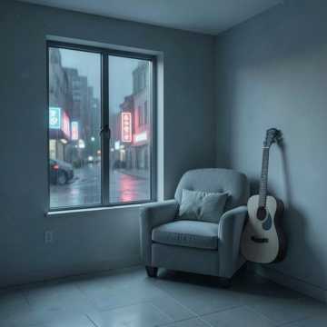 雨滴敲打一整夜