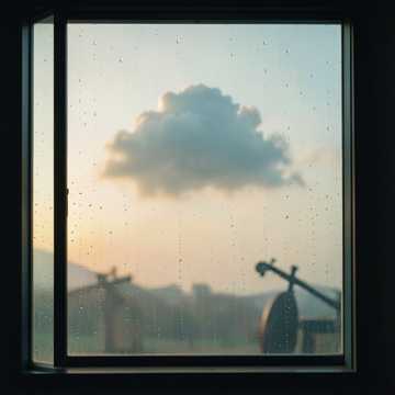 一片藏雨的云