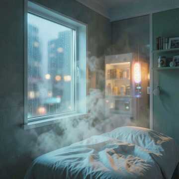 雨檐听窗