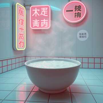 奶白的粥底UP