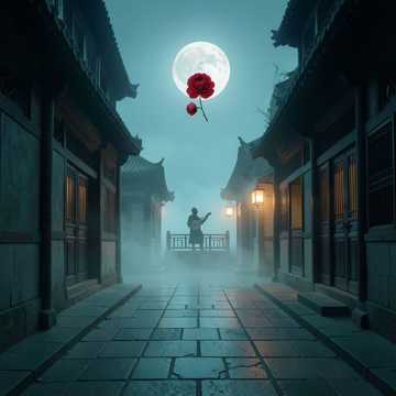 牡丹红赠歌