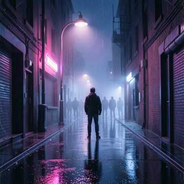 霓虹无人街