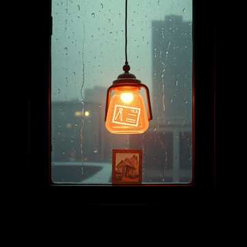 雨煎成灯
