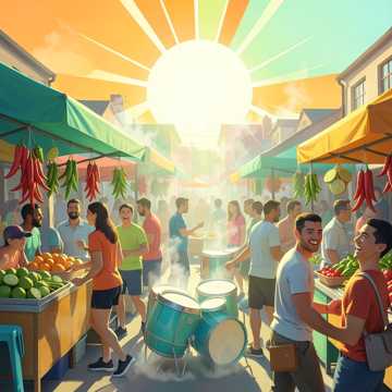 正午集市