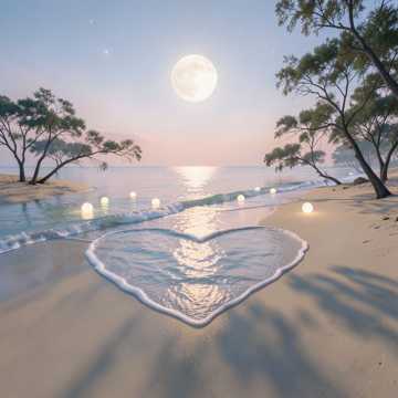 浅海与微泛潮的夜
