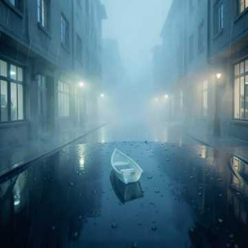 雨停在车窗上