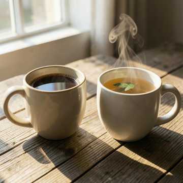 《半杯咖啡与半杯茶》-版本2